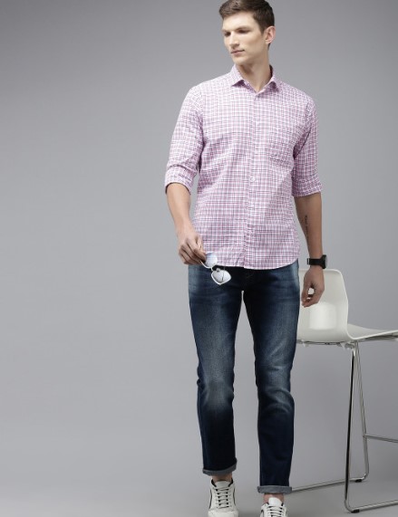 Screenshot 2026-07-23 130435 Pure Cotton Slim Fit Checked Casual Shirt - Image 3
