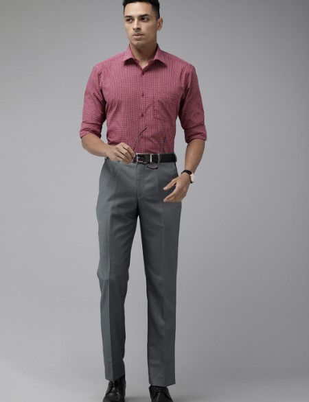 Screenshot 2026-07-23 130722 Pure Cotton Slim Fit Micro Checked Formal Shirt - Image 2