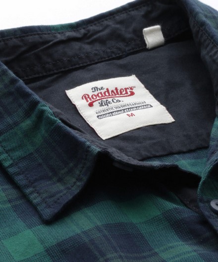 Screenshot 2026-07-23 131657 Men Green & Navy Blue Checked Casual Shirt - Image 5