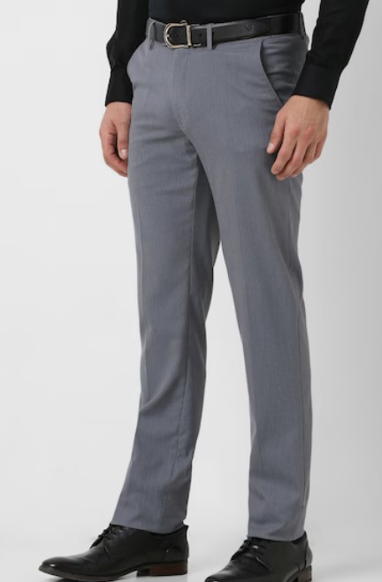 Screenshot 2026-07-23 132153 Men Grey Textured Trousers - Image 3