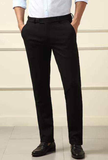 Screenshot 2026-07-23 132736 Men Black Solid Trousers - Image 2