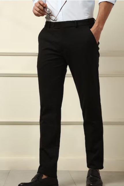 Screenshot 2026-07-23 132822 Men Black Solid Trousers - Image 3