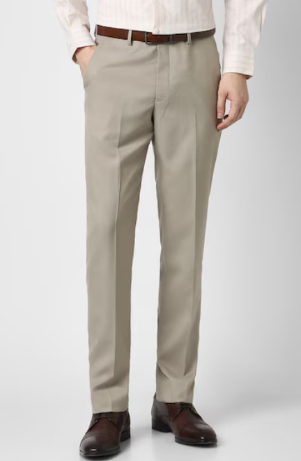Screenshot 2026-07-23 133050 Men Beige Textured Trousers - Image 2