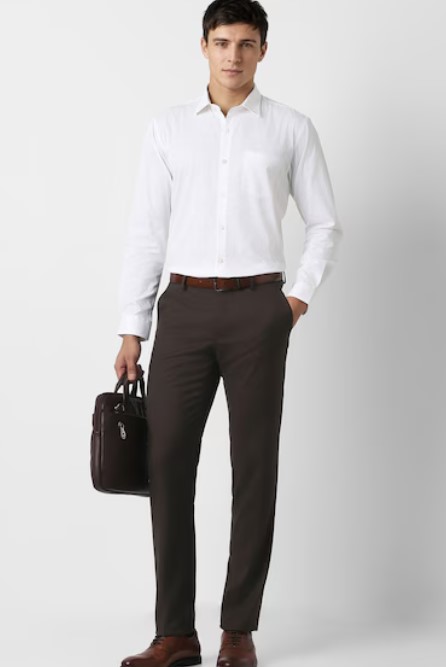 Screenshot 2026-07-23 133422 Men Brown Textured Trousers - Image 5
