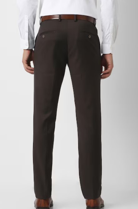 Screenshot 2026-07-23 133432 Men Brown Textured Trousers - Image 4