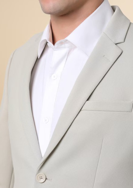 Screenshot 2026-07-23 140605 Men Grey Check Formal Blazer - Image 2