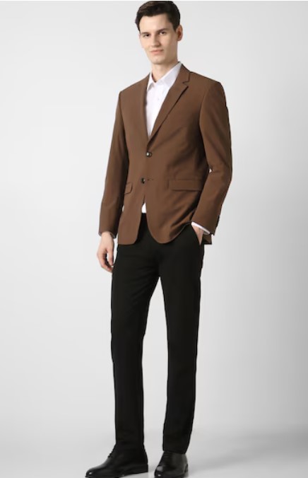 Screenshot 2026-07-23 140838 Men Brown Solid Formal Blazer - Image 6