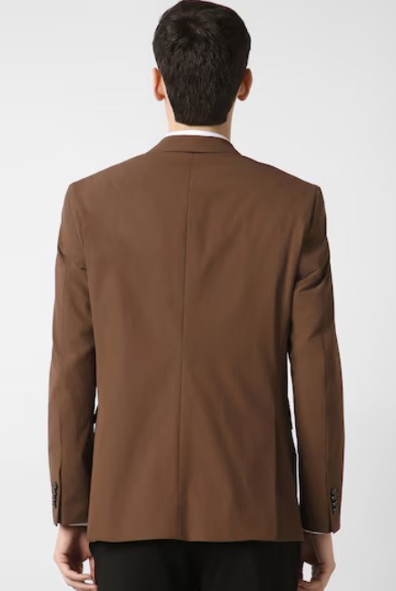 Screenshot 2026-07-23 140847 Men Brown Solid Formal Blazer - Image 5