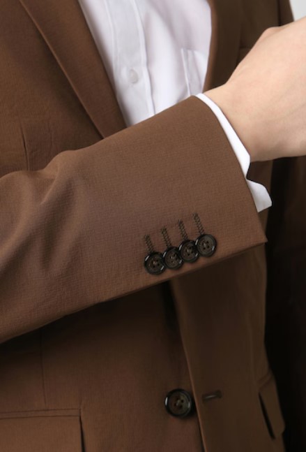Screenshot 2026-07-23 140913 Men Brown Solid Formal Blazer - Image 2